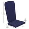 Flash Furniture White Adirondack Chairs with Blue Cushions, 2PK 2-JJ-C14501-CSNBL-WH-GG - alternate 9